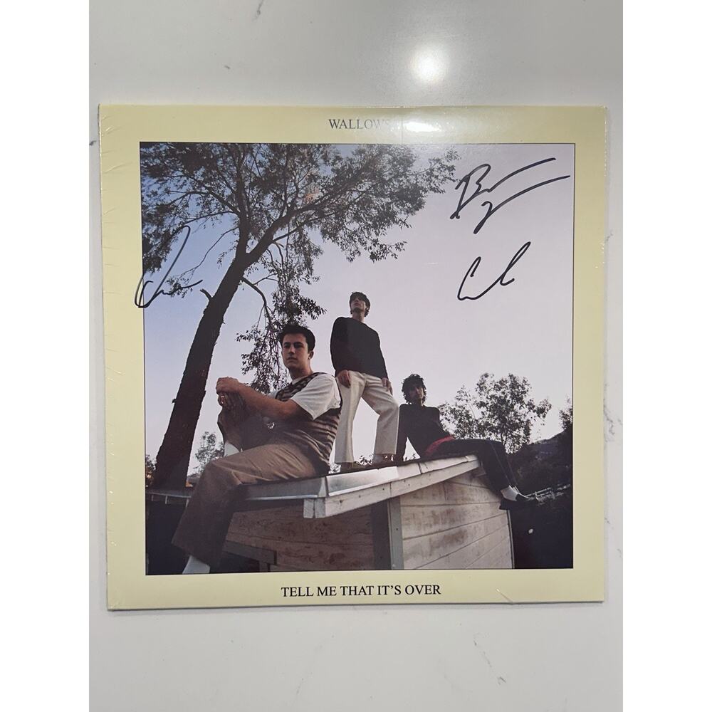 NEW Wallows Tell Me That It’s Over SIGNED White Color Vinyl AUTOGRAPHED Jacket